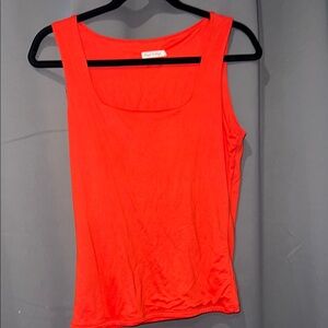 Vibrant Red Sleeveless Top